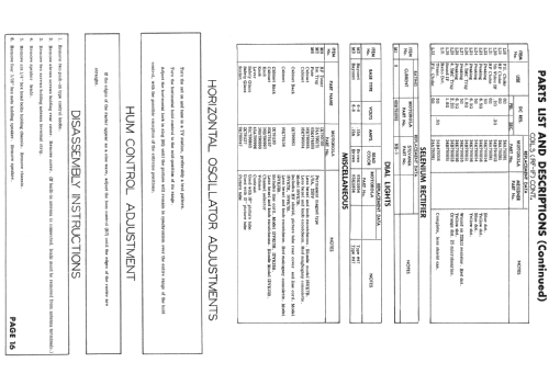 16VF8R Ch= TS-16 + HS211; Motorola Inc. ex (ID = 1809259) TV Radio