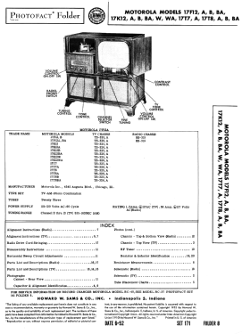 17F12B Ch= TS-325, Ch= HS-319; Motorola Inc. ex (ID = 3062385) Television