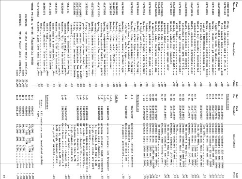 17F13B Ch= TS-395A HS-319; Motorola Inc. ex (ID = 1100911) TV Radio