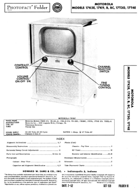 17K5E Ch= TS-221A; Motorola Inc. ex (ID = 3018925) Television