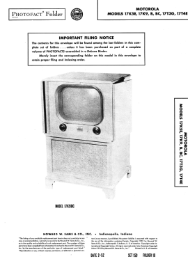 17K5E Ch= TS-221A; Motorola Inc. ex (ID = 3018926) Television