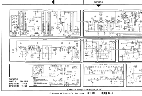 17P1 Series TS-426 Ch= TS-426; Motorola Inc. ex (ID = 2448180) Television