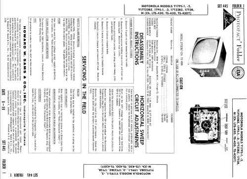 17P5-2 Ch= TS-430; Motorola Inc. ex (ID = 891641) Fernseh-E