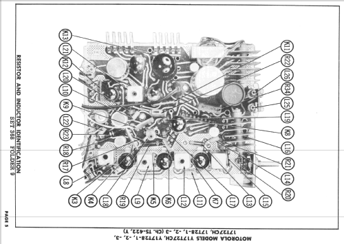 17T28-2 Ch= TS-422; Motorola Inc. ex (ID = 2421324) Television