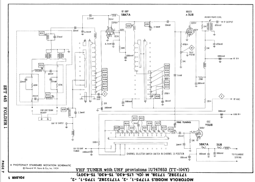 17T33B Ch= LTS-430; Motorola Inc. ex (ID = 891587) Television