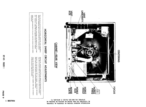 21C9M Ch= TS-551; Motorola Inc. ex (ID = 876392) Télévision