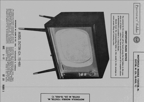 21CT2B Ch= TS-905; Motorola Inc. ex (ID = 2439063) Televisión