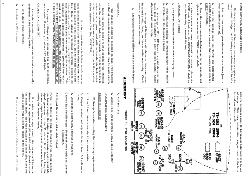 21F3B Ch= TS-292, HS-316; Motorola Inc. ex (ID = 1440125) TV Radio