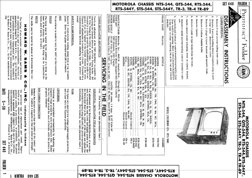 21K100BA Ch= RTS-544; Motorola Inc. ex (ID = 883655) Television