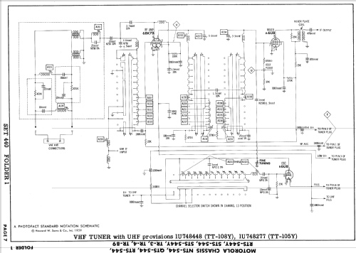 21K100M Ch= RTS-544; Motorola Inc. ex (ID = 883689) Fernseh-E