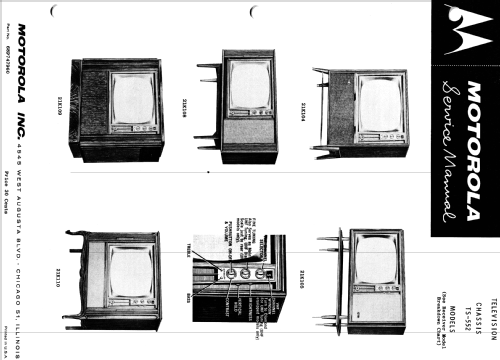 21K104B Ch= TS-552; Motorola Inc. ex (ID = 1486420) Television