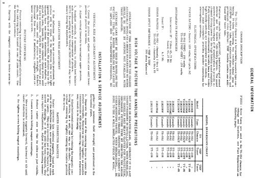 21K110W Ch= TS-552; Motorola Inc. ex (ID = 1488341) Television