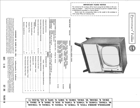 21K43 Ch= TS-533; Motorola Inc. ex (ID = 2214105) Television