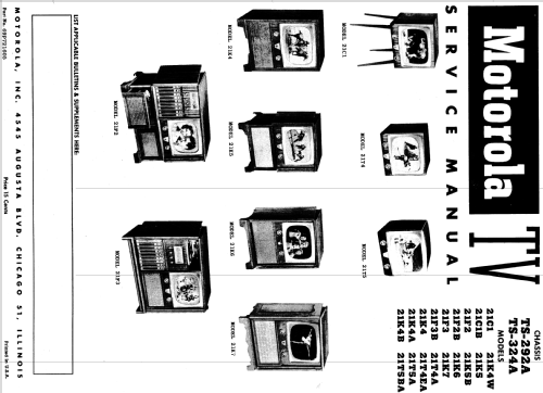 21K4 Ch= TS-292; Motorola Inc. ex (ID = 1439346) Television