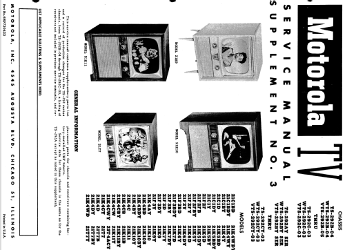 21K9 Ch= WTS-292; Motorola Inc. ex (ID = 1581403) Televisore