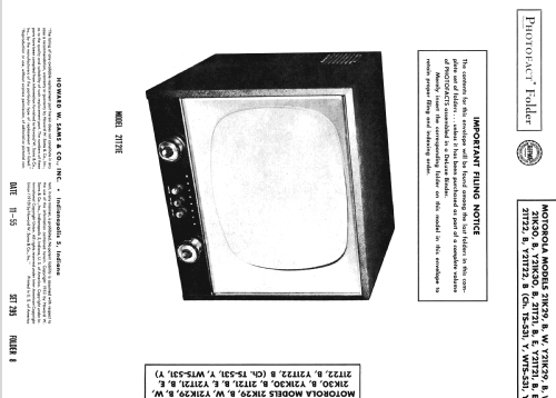 21T21E WTS-531; Motorola Inc. ex (ID = 2659018) Televisore
