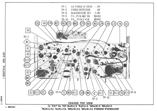 21T37B Ch= TS-542; Motorola Inc. ex (ID = 2488348) Television