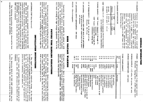 24K1 Ch= TS-602; Motorola Inc. ex (ID = 1084094) Television