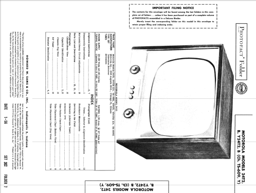 24T2 TS-609; Motorola Inc. ex (ID = 2692783) Television