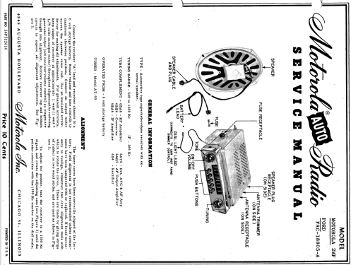 2MF Ch= FAC-18805-A; Motorola Inc. ex (ID = 1080066) Car Radio