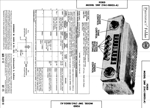 2MF Ch= FAC-18805-A; Motorola Inc. ex (ID = 569315) Car Radio