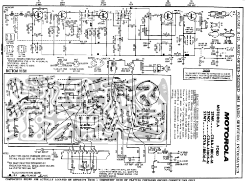 2TMX Ford C2AA-18806-N; Motorola Inc. ex (ID = 173362) Car Radio