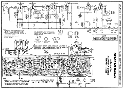 2TMXD Renault 55555; Motorola Inc. ex (ID = 159736) Car Radio