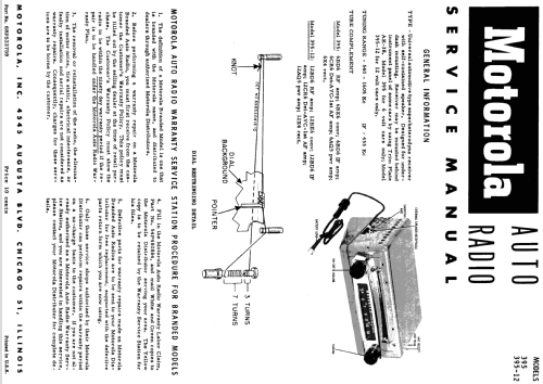 395 ; Motorola Inc. ex (ID = 1076923) Car Radio