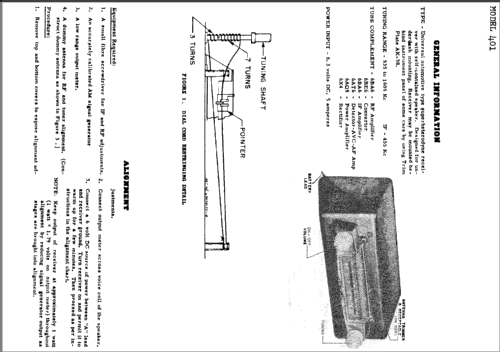 401 ; Motorola Inc. ex (ID = 231411) Car Radio