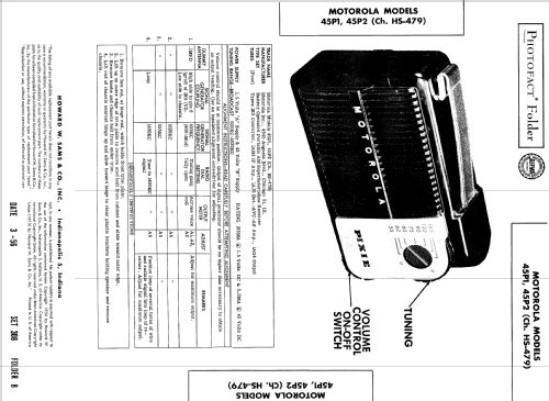 45P1 Pixie Ch= HS-479; Motorola Inc. ex (ID = 515575) Radio