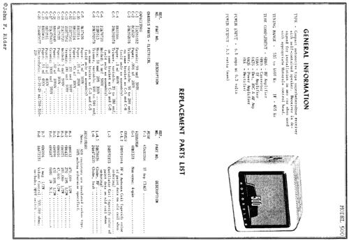 500 ; Motorola Inc. ex (ID = 111489) Car Radio