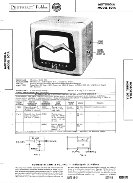 501A; Motorola Inc. ex (ID = 2965510) Car Radio