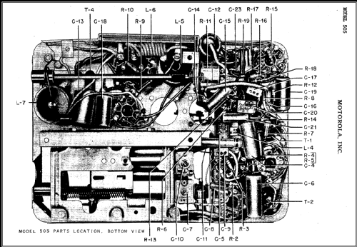 505 Ch= AS-14; Motorola Inc. ex (ID = 436074) Car Radio