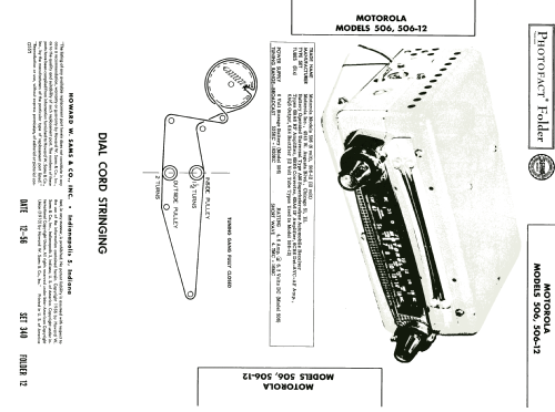 506; Motorola Inc. ex (ID = 2027876) Car Radio