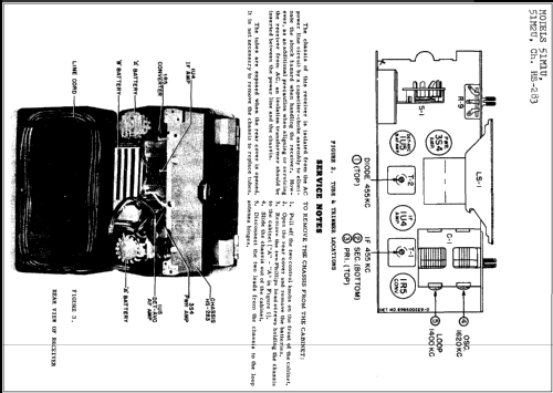 playmate Jr. 51M1U Ch= HS-283; Motorola Inc. ex (ID = 230785) Radio