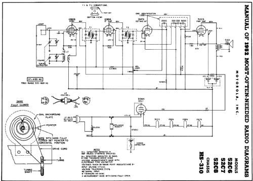 52C7 Ch= HS-310; Motorola Inc. ex (ID = 145523) Radio