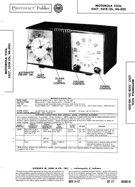 52C7 Ch= HS-310; Motorola Inc. ex (ID = 3084860) Radio