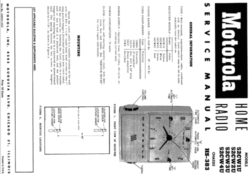 52CW1U Ch= HS-383; Motorola Inc. ex (ID = 1075738) Radio