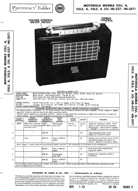 52L1A Ch= HS-357; Motorola Inc. ex (ID = 3130387) Radio