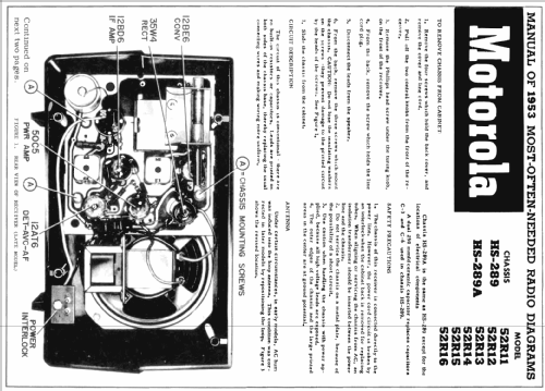 52R11 Ch= HS-289; Motorola Inc. ex (ID = 163382) Radio