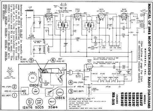 52R11A Ch= HS-317; Motorola Inc. ex (ID = 145906) Radio