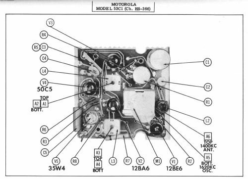 53C1 Ch= HS-366; Motorola Inc. ex (ID = 981730) Radio