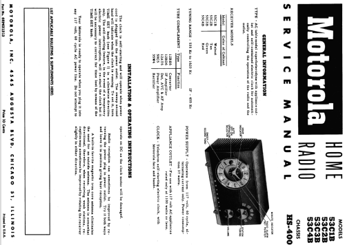 53C1B Ch= HS-400; Motorola Inc. ex (ID = 1077135) Radio