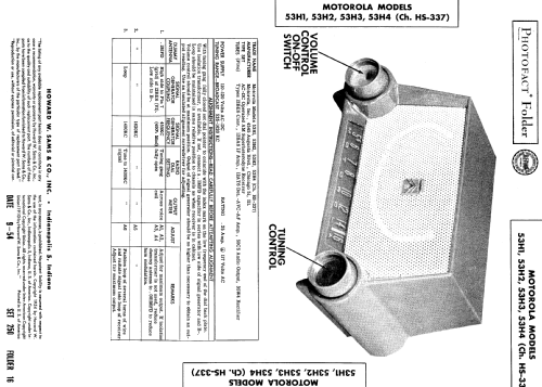 53H2 Ch= HS-337; Motorola Inc. ex (ID = 517467) Radio