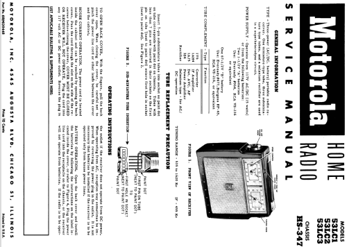 53LC3 Ch= HS-347; Motorola Inc. ex (ID = 1070703) Radio