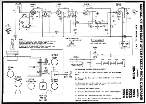 53X2 Ch= HS336; Motorola Inc. ex (ID = 178412) Radio