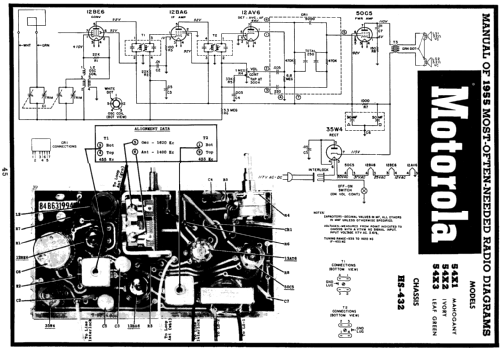 54X1 Ch= HS-432; Motorola Inc. ex (ID = 120159) Radio