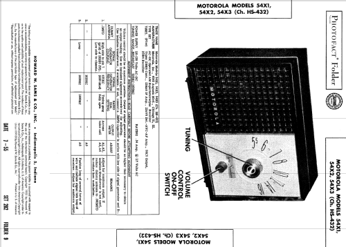 54X1 Ch= HS-432; Motorola Inc. ex (ID = 517680) Radio