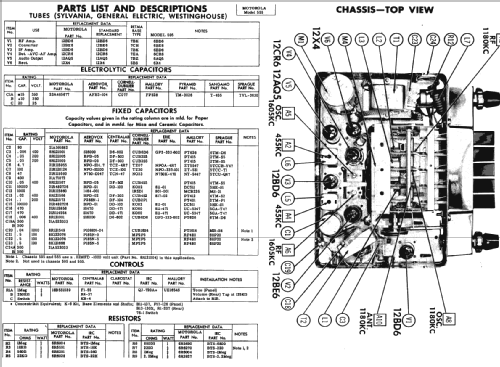 555-12 ; Motorola Inc. ex (ID = 235611) Car Radio