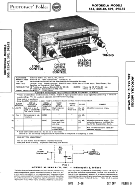 555 ; Motorola Inc. ex (ID = 2739736) Car Radio